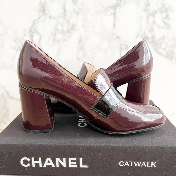 BNWT Franco Sarto Patent Block Heel Dress Loafer - Picture 10 of 10